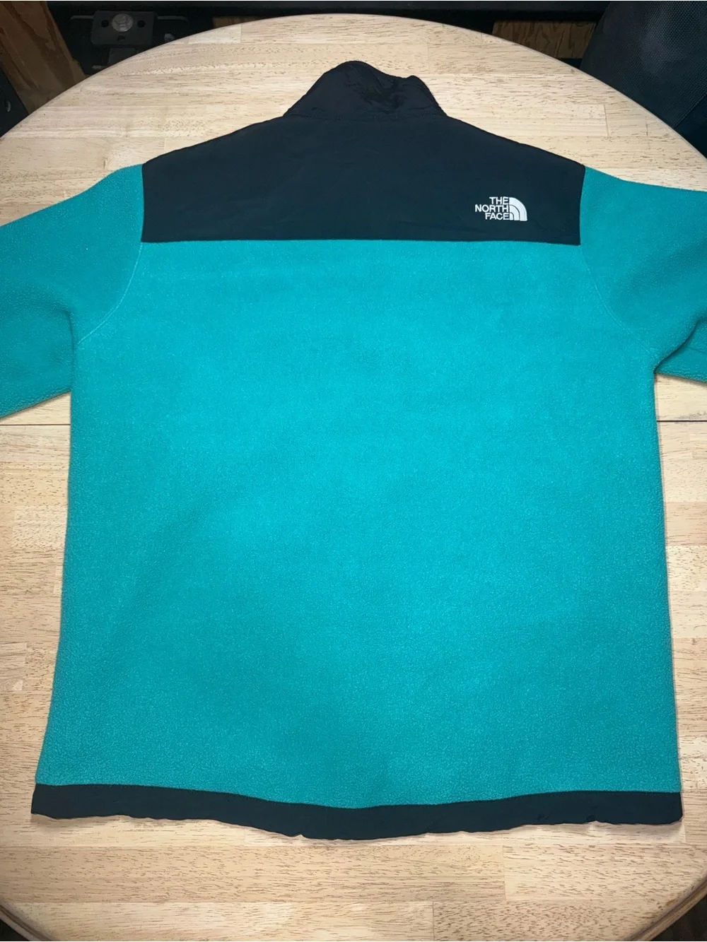 The North Face Teal DENALI 2.0 Men Fleece Full Zipper Jacket Mens Medium Winter